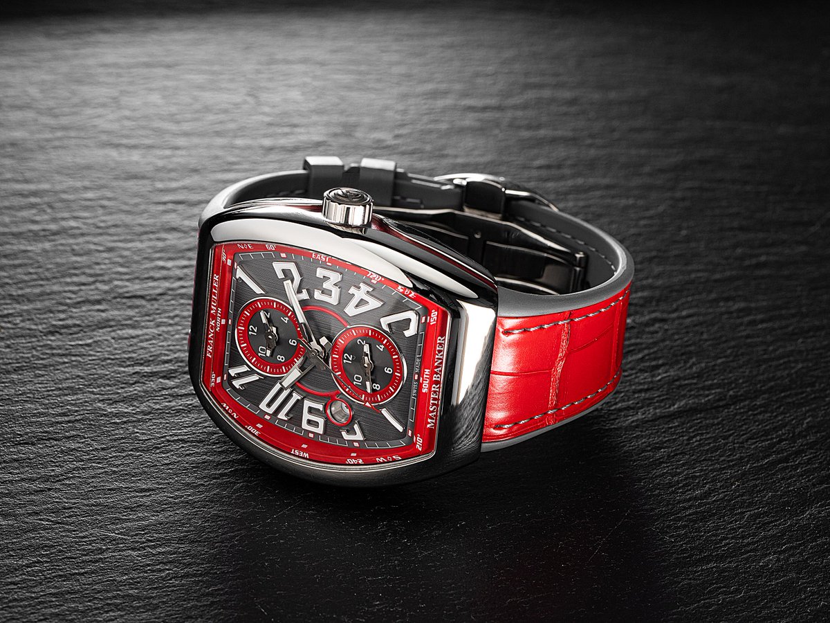 FranckMuller's tweet photo. For businessmen who are constantly on the move, Franck Muller creates the Master Banker collection. Extraordinary technical feat, the watch offers three different time zones adjustable with the same crown.
.
#franckmuller #vanguard #masterbanker #franckmullerwatch https://t.co/qynWIg8e5A