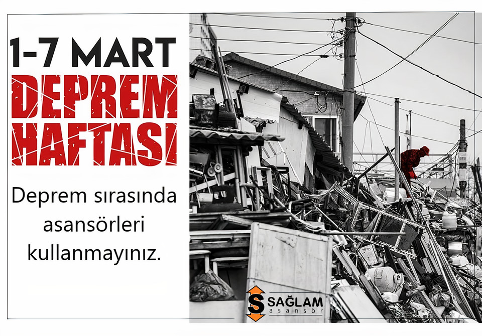 En erken uyarı sistemi belleğinizdir. 
#DepremHaftası  #SaglamAsansor #Denizli