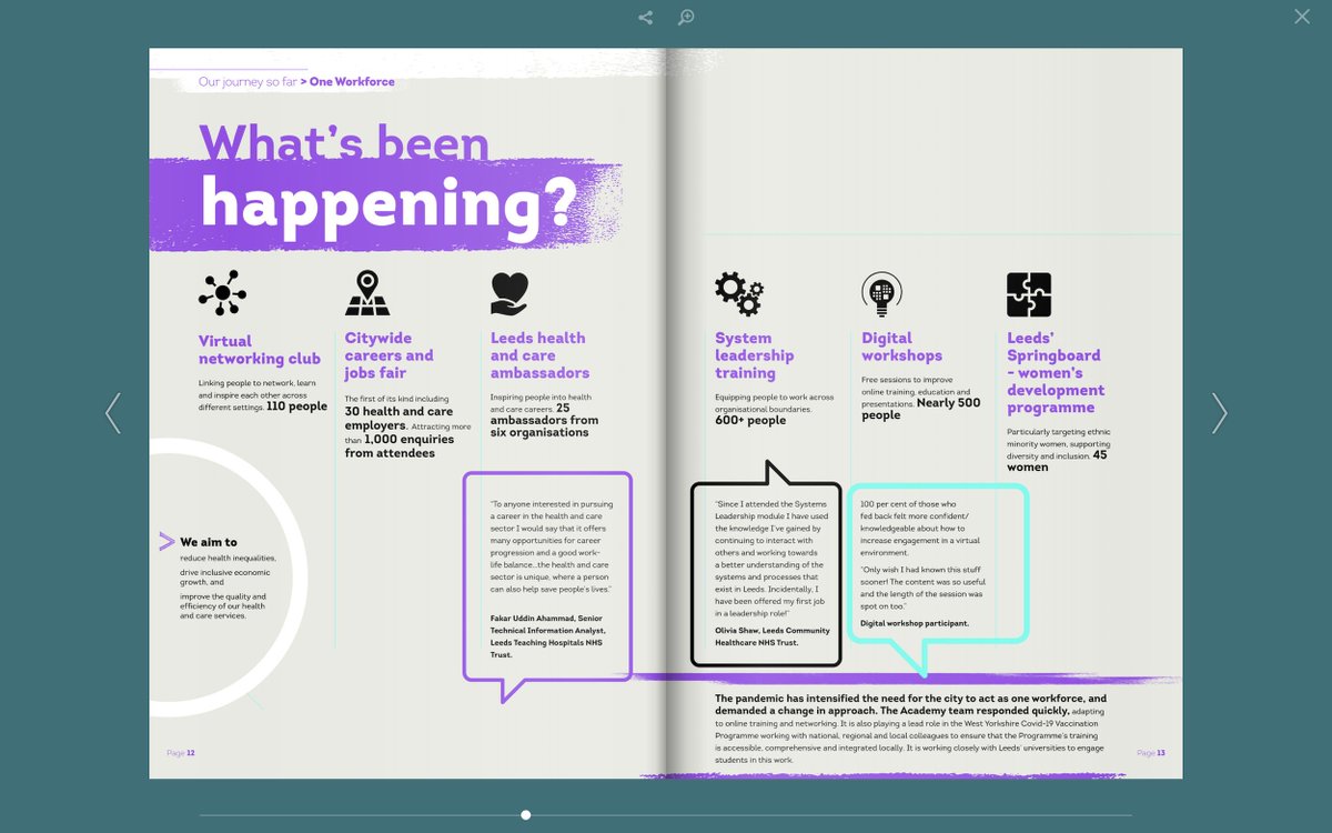 ProportionM's tweet image. When the Leeds Academic Health Partnership asked us to come up with a bold design to reflect the transformational work they’re doing in the Leeds City Region, it was a challenge we couldn’t resist. See the ‘Think big, start small, scale fast’ report here ow.ly/Jj4X50DMNOE