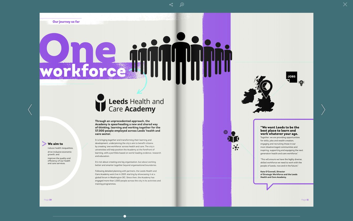 ProportionM's tweet image. When the Leeds Academic Health Partnership asked us to come up with a bold design to reflect the transformational work they’re doing in the Leeds City Region, it was a challenge we couldn’t resist. See the ‘Think big, start small, scale fast’ report here ow.ly/Jj4X50DMNOE