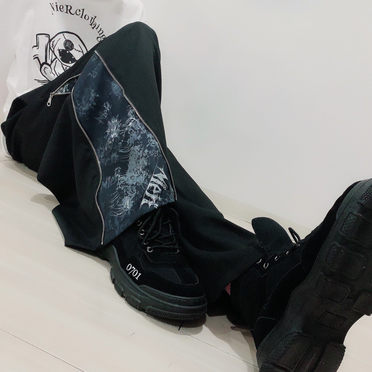 【完売品】NIER CLOTHING サイドジップワイドパンツ NIER CLOTHING on X: 