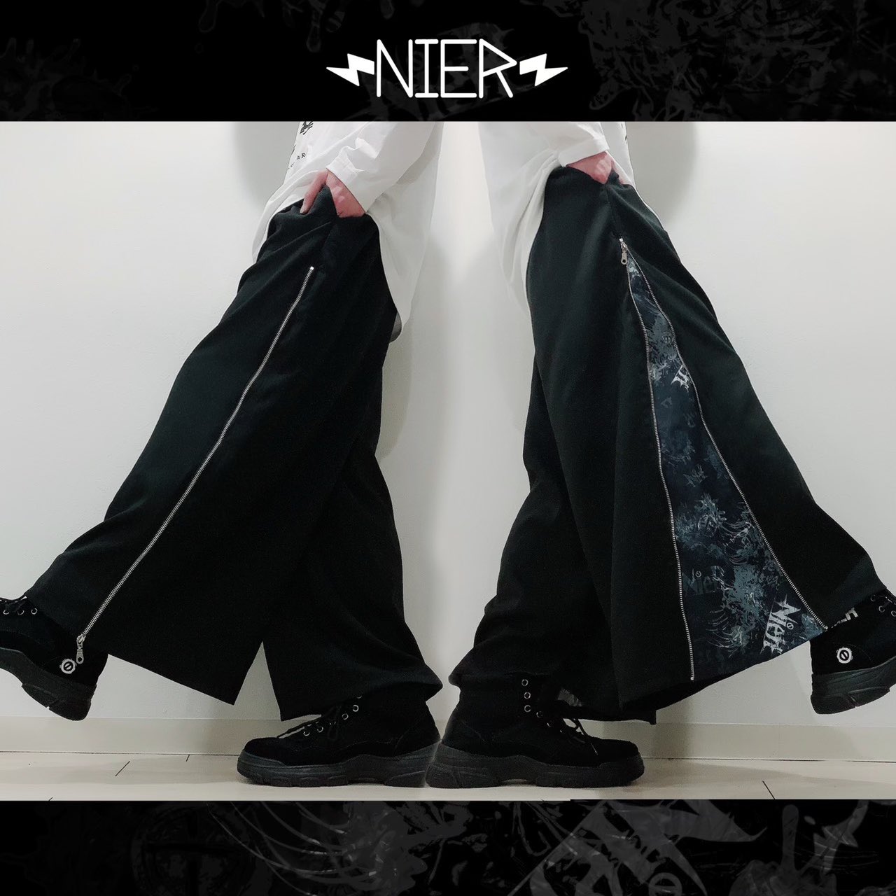 【完売品】NIER CLOTHING サイドジップワイドパンツ NIER CLOTHING on X: 