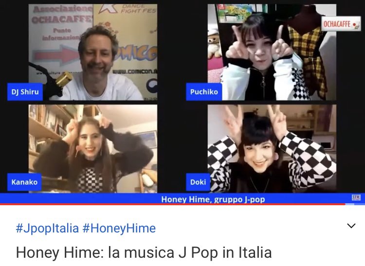 honeyhime_it's tweet photo. Oggi vi proponiamo la nostra intervista con @Ochacaffe in occasione dell’evento online “Asian Village”
Buona visione☕️🍵
https://t.co/YHEO9LwvLW
.
.
#HoneyHime #Jpop #Ochacaffe
#AsianVillage #ハニー姫 https://t.co/lc74y2LGrq