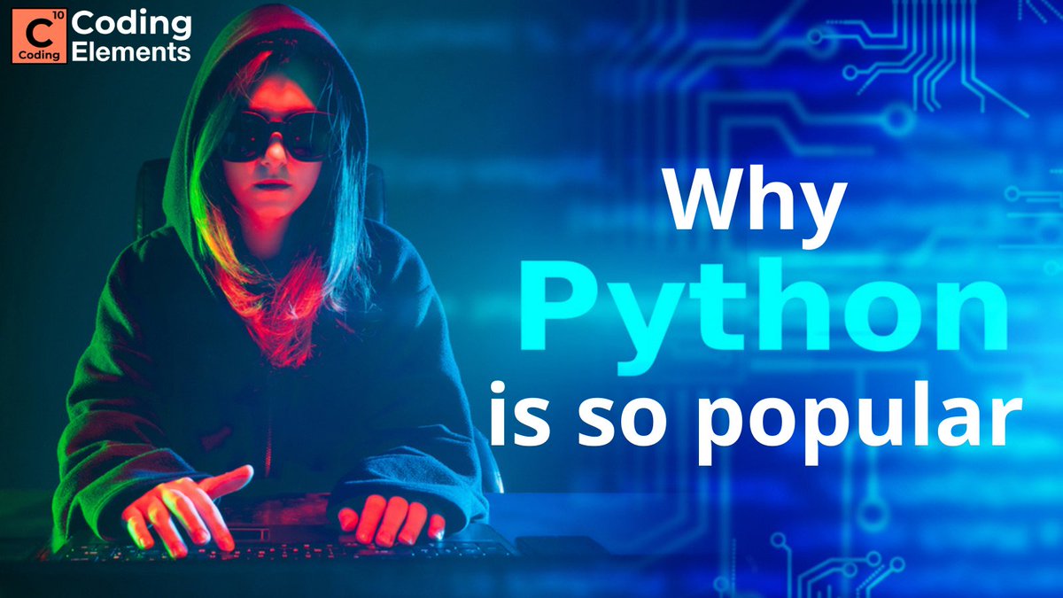 CodingElements's tweet image. Why Python Programming is so popular? Features like Simplicity, Library Support, Versatility, etc. have made it extensively popular. As the fields that use Python grow and progress, so will the demand for Python professionals. Learn more: bit.ly/3rayXDo
#codingelements