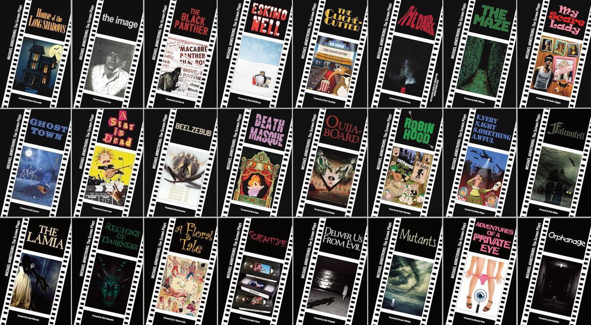 PaperDragonPro's tweet image. Happy #WorldBookDay Have you ever tried reading a screenplay? Watch these movies unfold shot by shot in your mind, a great way to see films during lockdown. From the pen of genre movie legend Michael Armstrong (@authorisedMA). With special guest forewords. amazon.co.uk/s?k=michael+ar…