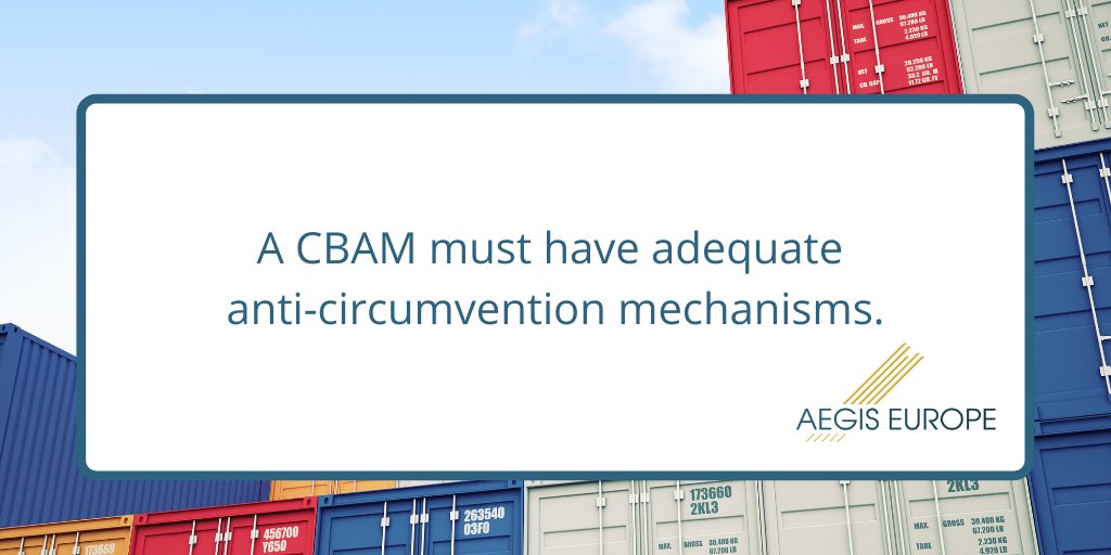 AEGISeurope's tweet photo. Recommendation n°5 for a #CBAMthatWorks for the EU

👉The #CBAM design must adequately address risks such as substitution between primary inputs and semi-finished goods or resource shuffling.

➡️Read more here: https://t.co/aOlUxH8qMU https://t.co/oOhjtW5asK