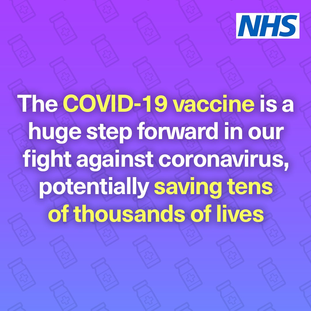 The free vaccine will protect you against COVID-19 so you can keep protecting others. When it is your turn the NHS will contact you #CovidVaccine #SouthWarks