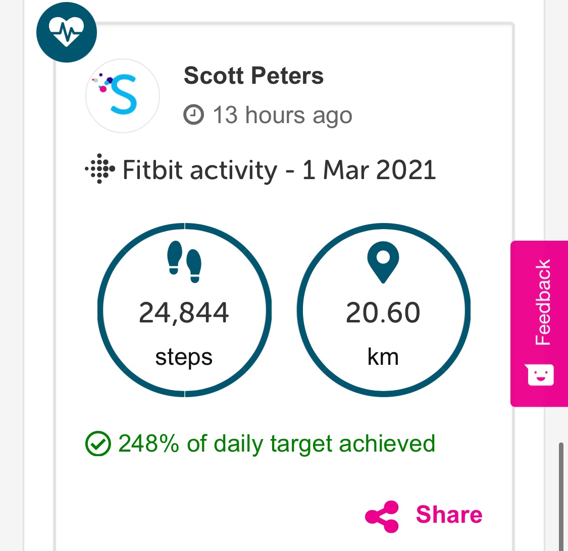 Missdiggins88's tweet photo. So yesterday Scott &amp; the kids walked 24844 steps to help beat cancer. 

#walkallovercancer #cancerresearchuk #charity #donate #cancer 

https://t.co/1hrhfEBsuM https://t.co/UE5btz9CQ9