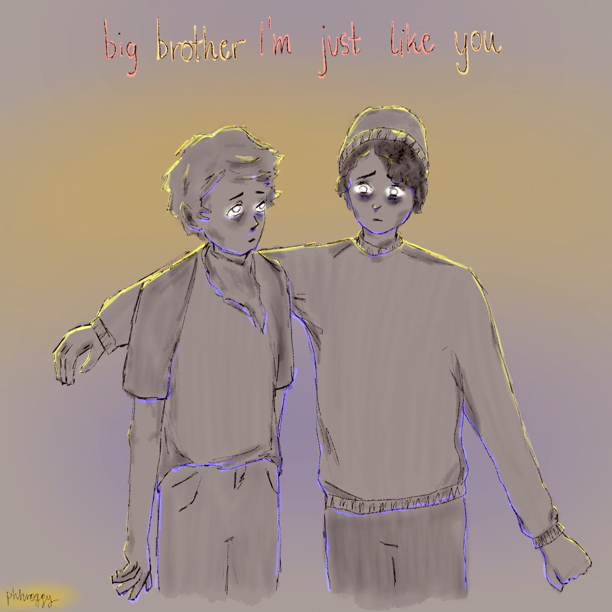 phhroggy's tweet photo. “I’ll follow you everyday, until I smile and you just say, big brother I’m just like you”
#mcyt #dsmpfanart #tommyinnitfanart #wilbursootfanart #tommyisdead https://t.co/vkHkZzPhNr