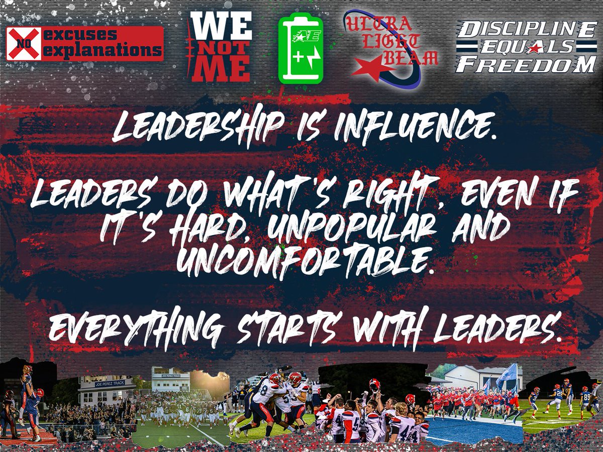 Coach_Krom's tweet photo. Everything rises &amp; falls on leadership. Leaders execute based on Standards, not what feels good in the moment...

"To lead is to accept responsibility for more than yourself, which means responsibility for things you don’t control."
- @briankight 

https://t.co/uqV3TbumJ3 https://t.co/pK9j3XkBS2