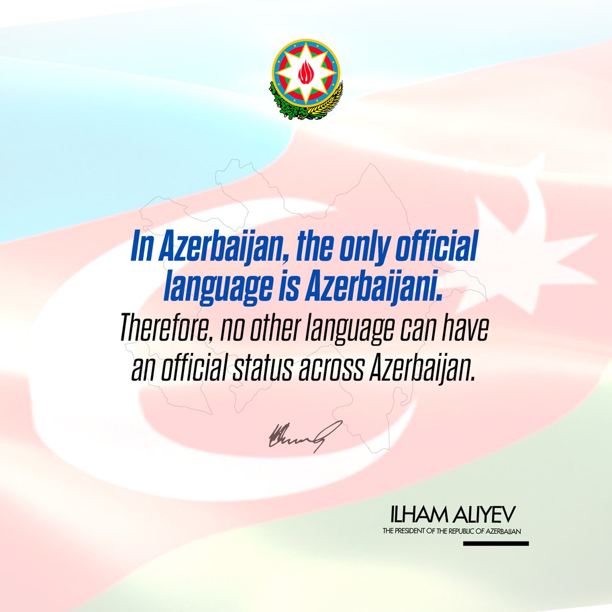 Ilham Aliyev (@presidentaz) on Twitter photo 
