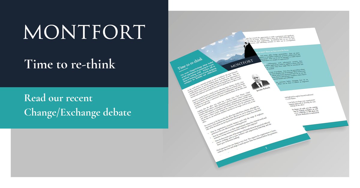 Our recent Change/Exchange debate looked at how organisations are preparing for a post-pandemic working world.  Winners will be those re-thinking the future of work, designing workspace for flexibility and collaboration.
bit.ly/3e4E9VN
#futureofwork #hybridworking