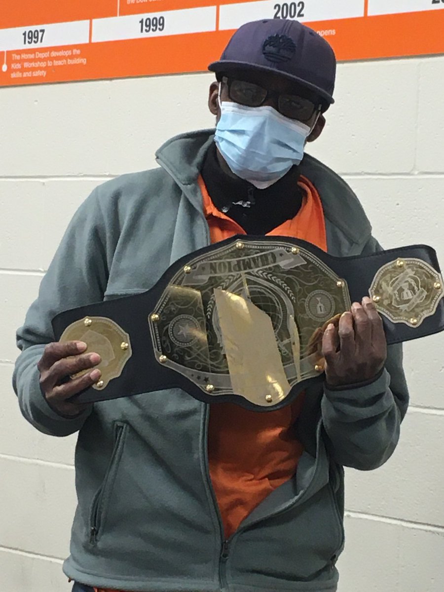 Congratulations to <a href="/HD3480/">Salem, NH Home Depot</a> MET Assoc, Jean, for taking home the BDP belt for FW4 in our first week of combined MET/Store packdown!  Great job with your bays last week. #FreightFlowFun <a href="/THDMikeP/">Mike Powell</a> <a href="/JasonArigoni/">Jason Arigoni</a> <a href="/SWhitehouse264/">Scott Whitehouse</a> <a href="/fmbeaulieu/">Freddie Beaulieu</a> <a href="/jameson_dionne/">JamesonDionne</a> <a href="/KimTKraken/">Kim</a> <a href="/jmcleodVt/">Jason R McLeod</a>