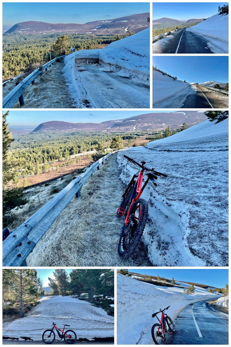 Why is the Cairngorm Ski Road still closed to vehicular traffic? Well, it looks like it’ll be a while before this stretch of glacier melts!