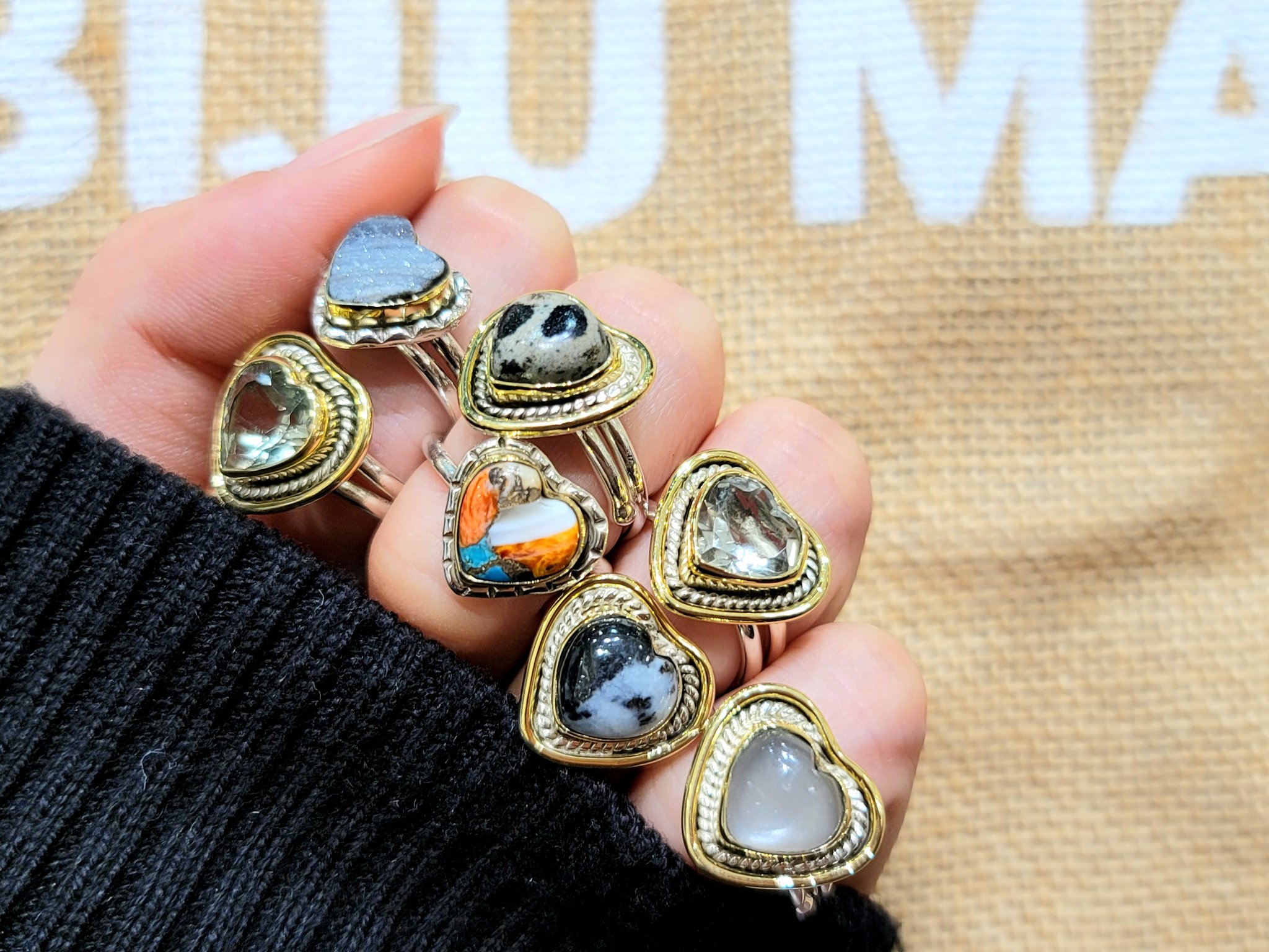 ビジュマム　フリーサイズリング　bijumam Bijumam ビジュマム ミニコネクトリング シェル フリーサイズ