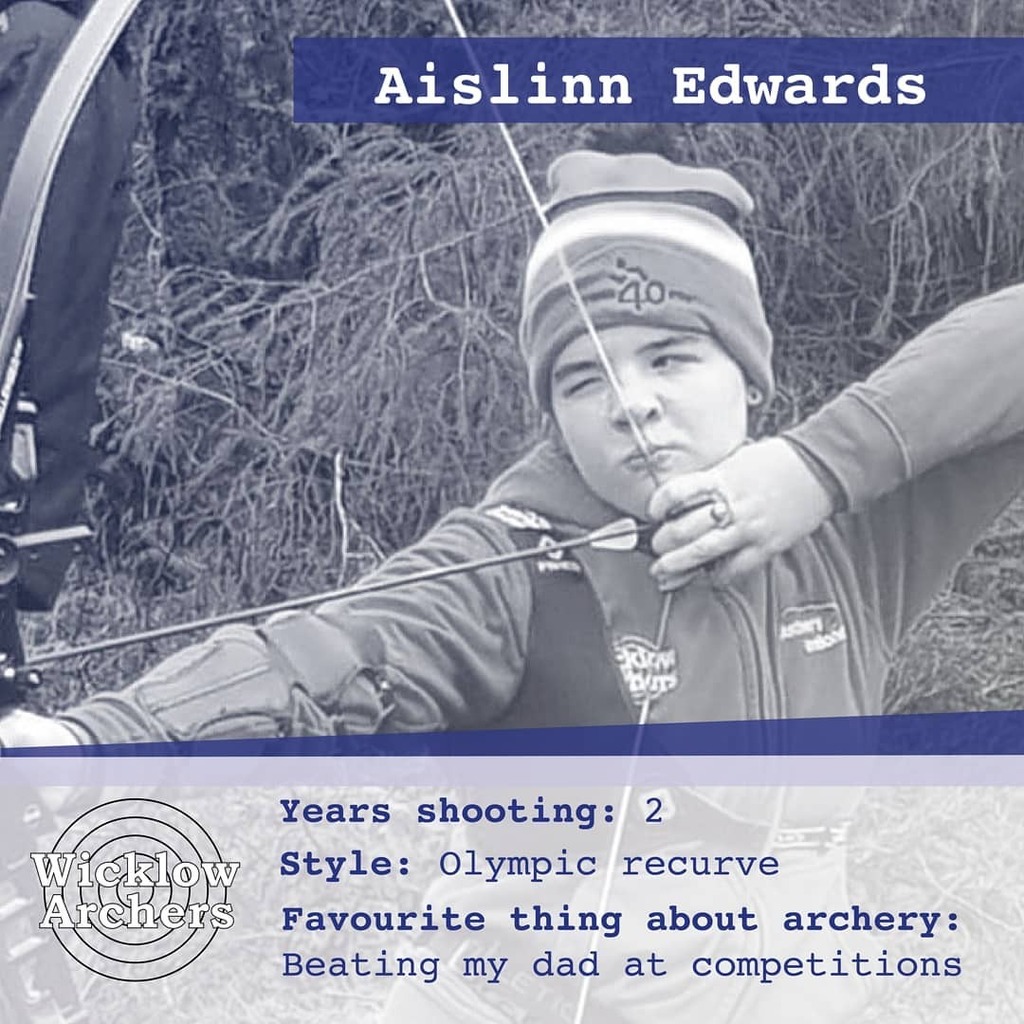 wicklowarchery's tweet photo. To celebrate International Women's Day on Monday 8th March, we've going to highlight some of the women Archers on our club over the next few days.

In Aisling's own words:
"A relative introduced me to archery at a family gathering and I was immediately hooked.  I took the Be… https://t.co/Fd5KAklNqD