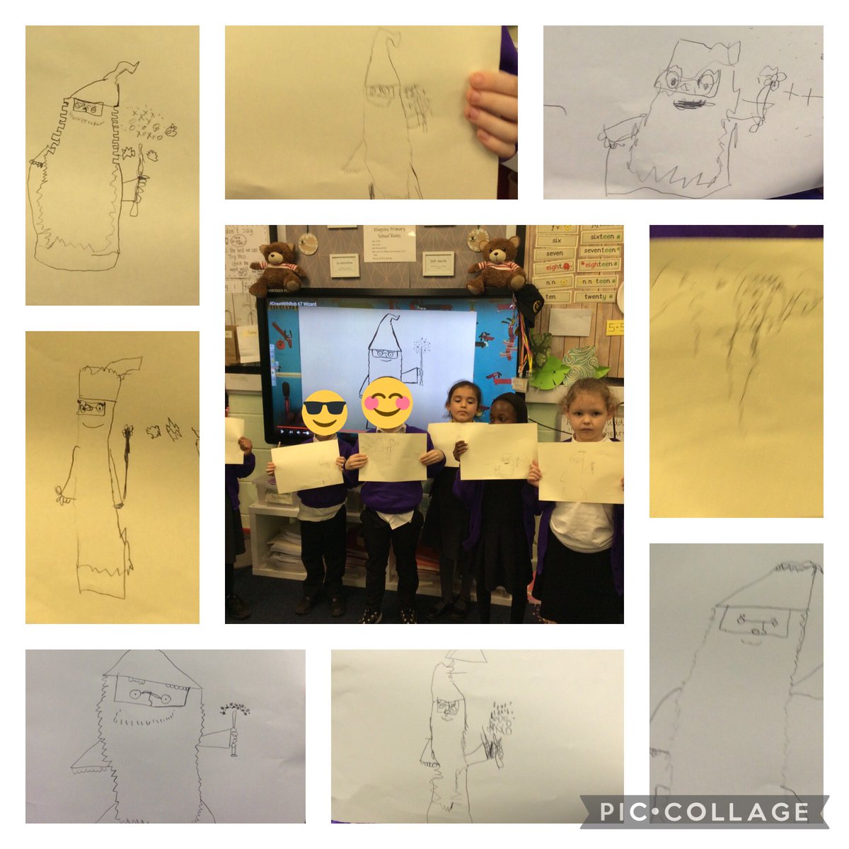 Yesterday, as part of World Book Week celebrations we took part in a draw along with <a href="/RobBiddulph/">Rob Biddulph</a> How fab are these wizards?! 🧙‍♂️ This task is on your 2dos for today! Have fun 🎨