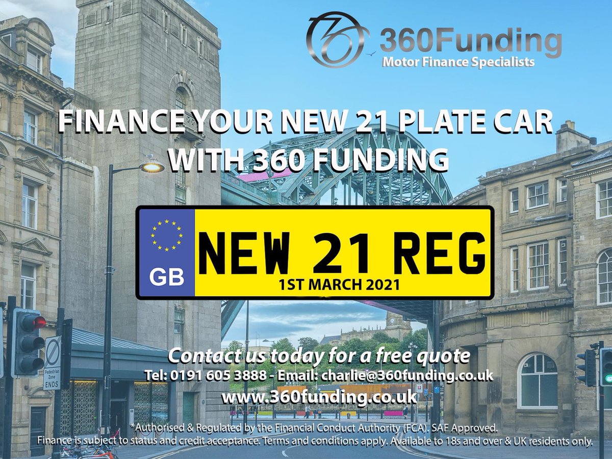 360fundingCo's tweet photo. 💷 FINANCE YOUR NEW "21 PLATE" VEHICLE 
WITH 360 FUNDING 👍

💻 LOG ON TO OUR WEBSITE https://t.co/DVbilUKJ96 FOR A FREE QUOTE TODAY ✅ OR 📞 0191 608 3555 👇

#21reg #NewCar #NewVan #VehicleFinance #HP #PCP https://t.co/WIw2YGGUcY
