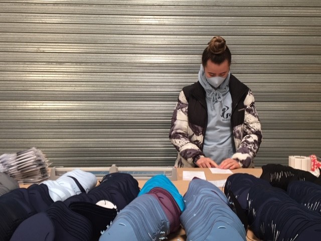 brittonscotland's tweet photo. Part time work in the new normal... Packing Community Face Coverings. Do you know about CWA17753:2020?@AlynSmith @wallacehighsch @WHS_Creative @WHS_SSOS #pellyisasuperstar #designedinscotland #madeinscotland #environmentallyconcious https://t.co/Lawx55GIPh