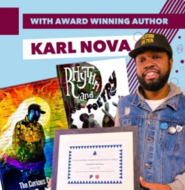 SJSNelson's tweet photo. This morning, our KS2 bubbles in school had an AMAZING live session with Hip Hop Artist/ Poet/ Author @KarlNova - Thank you so much for organising this inspiring event! @BurnleyFC_Com #BFCitC https://t.co/9H6G73S7ao