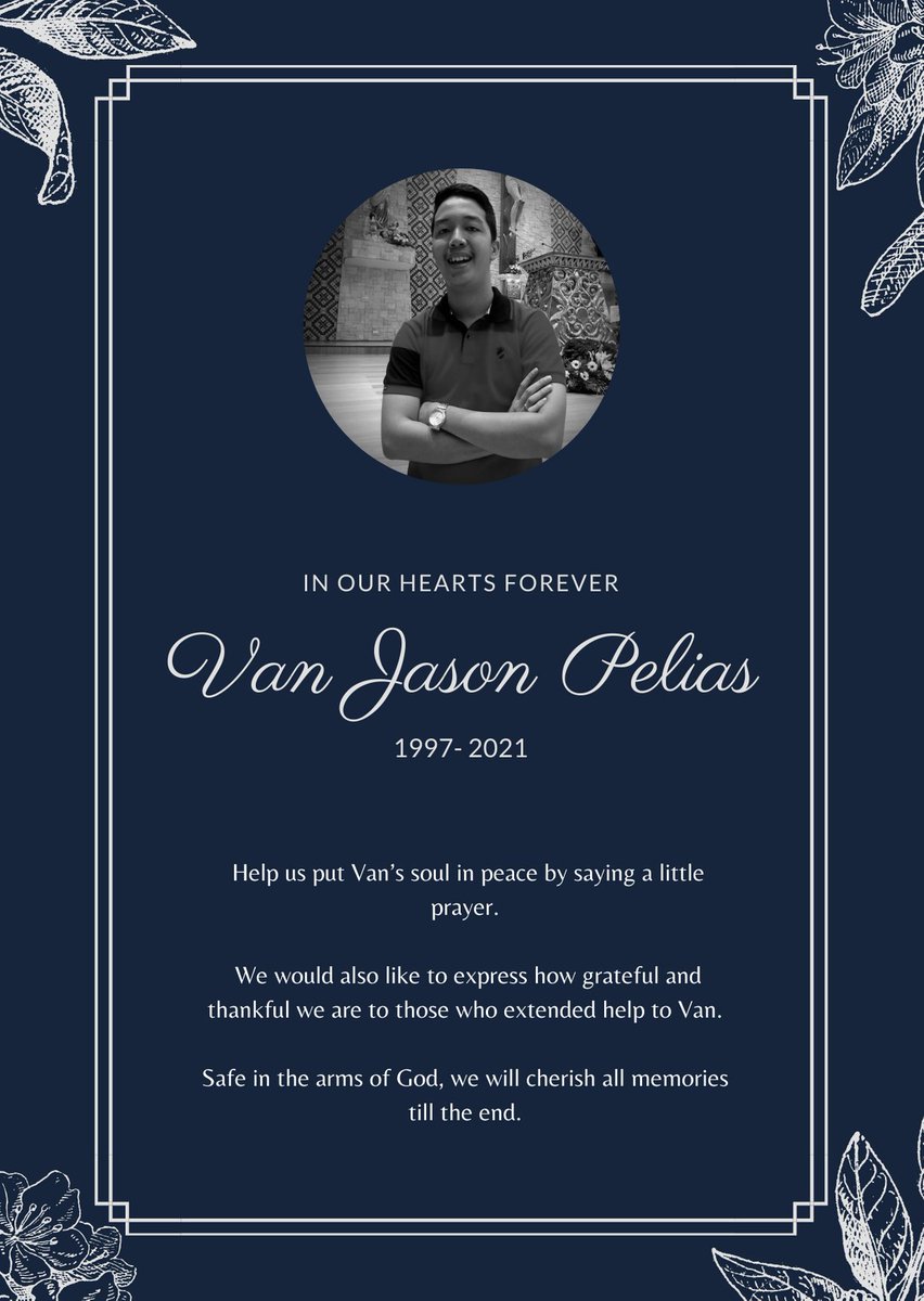JFinexSPC's tweet photo. Rest in Peace, Van. https://t.co/58nxM6emwc