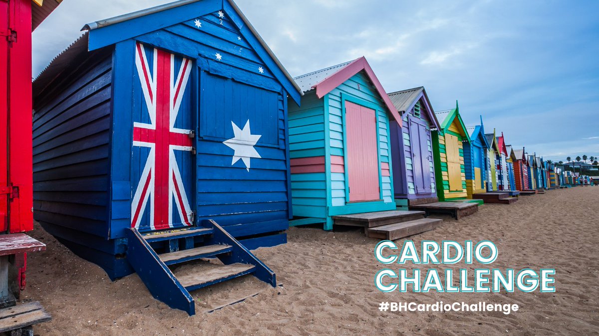 Enjoying the sun we are having this week? 

Why not take a run/swim at the beach... pretend you're actually IN Australia as you take part in our Cardio Challenge! 

Not near the beach? Why not take one of our online classes from the comfort of your own home! 

#BHCardioChallenege
