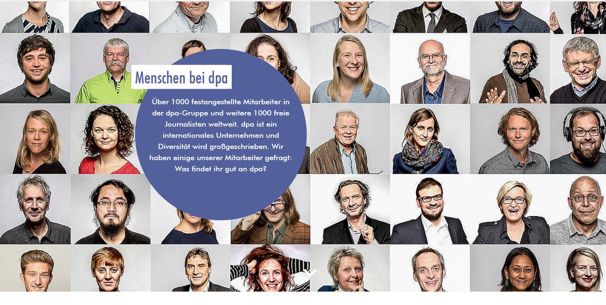 #3 - Countdown zum #dpaVolo: Agenturjournalismus ist Teamwork von Leuten mit ganz unterschiedlichen Fähigkeiten und Spezialgebieten. Ob Sprachvirtuose, Planungsgöttin, Fotokünstler, VJane, Stimmwunder, IT-Nerd oder Produktinnovatorin... - wir suchen Dich: dpaq.de/kJscB