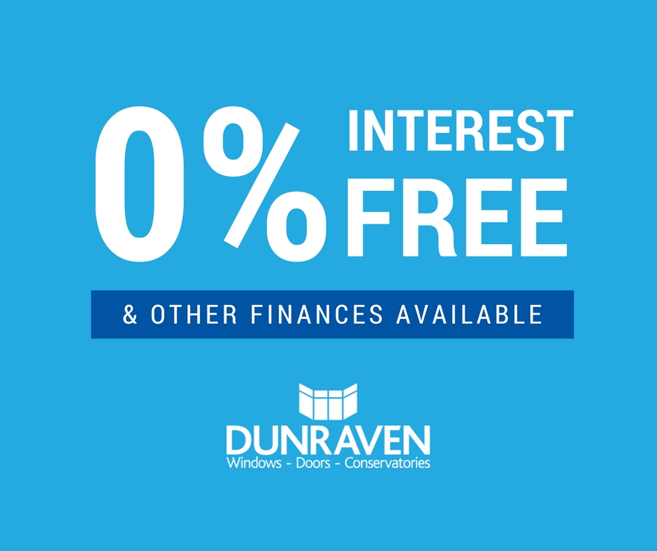 Interest free finance is a simple and easy way to spread the cost! At Dunraven, there are no set-up fees and no interest to pay!

Find out more at dunravenwindows.com/finance/ #windows #doors #conservatory #orangery