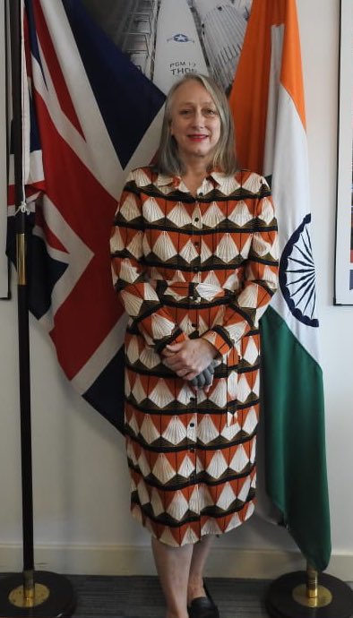 UKinChandigarh's tweet photo. Caroline Rowett, the new British Deputy High Commissioner @UKinChandigarh, has finished her self isolation and is looking forward to discovering Chandigarh and strengthening ties between 🇬🇧 and 🇮🇳 
@vpsbadnore @CMOPb @cmohry @Dchautala @JairamThakurCM @tsrawatbjp 
@UKinIndia https://t.co/AtYDiNGaKc