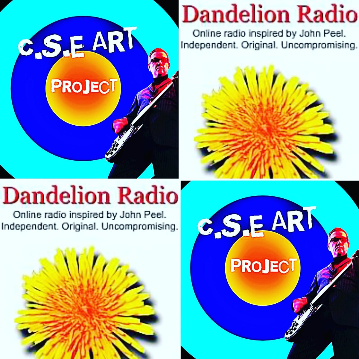 C.S.E Art Project in session on Dandelion Radio.
Starting March 1st on a daily loop for a month.
Four C.S.E tracks exclusively for Pete Jackson's show.
Listen here
dandelionradio.com 
#dandelionradio #roughkidrecords #alternative #mod #punk #lofi