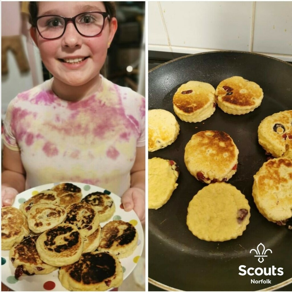 norfolkscouts's tweet image. Cadence’s Welsh cakes!! They look fabulous!!
#stdavidsday #lockdowndoesntstopnorfolkscouts #virtualscouting instagr.am/p/CL6lz-SAY0O/