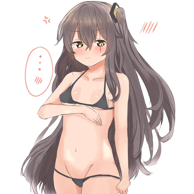 罰ゲームとして指揮官の前で水着を着る45姉
#ump45
#ドルフロ
#少女前線 