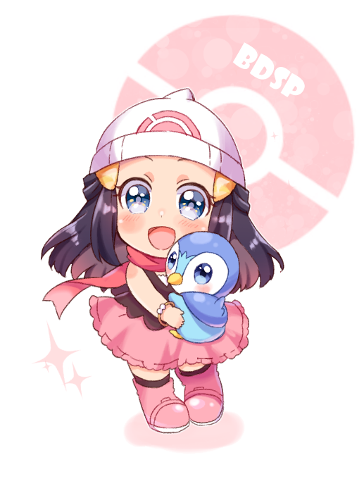 ヒカリ(ポケモントレーナー) ,ポッチャマ 「ヒカリちゃん。 」|佳乃。のイラスト