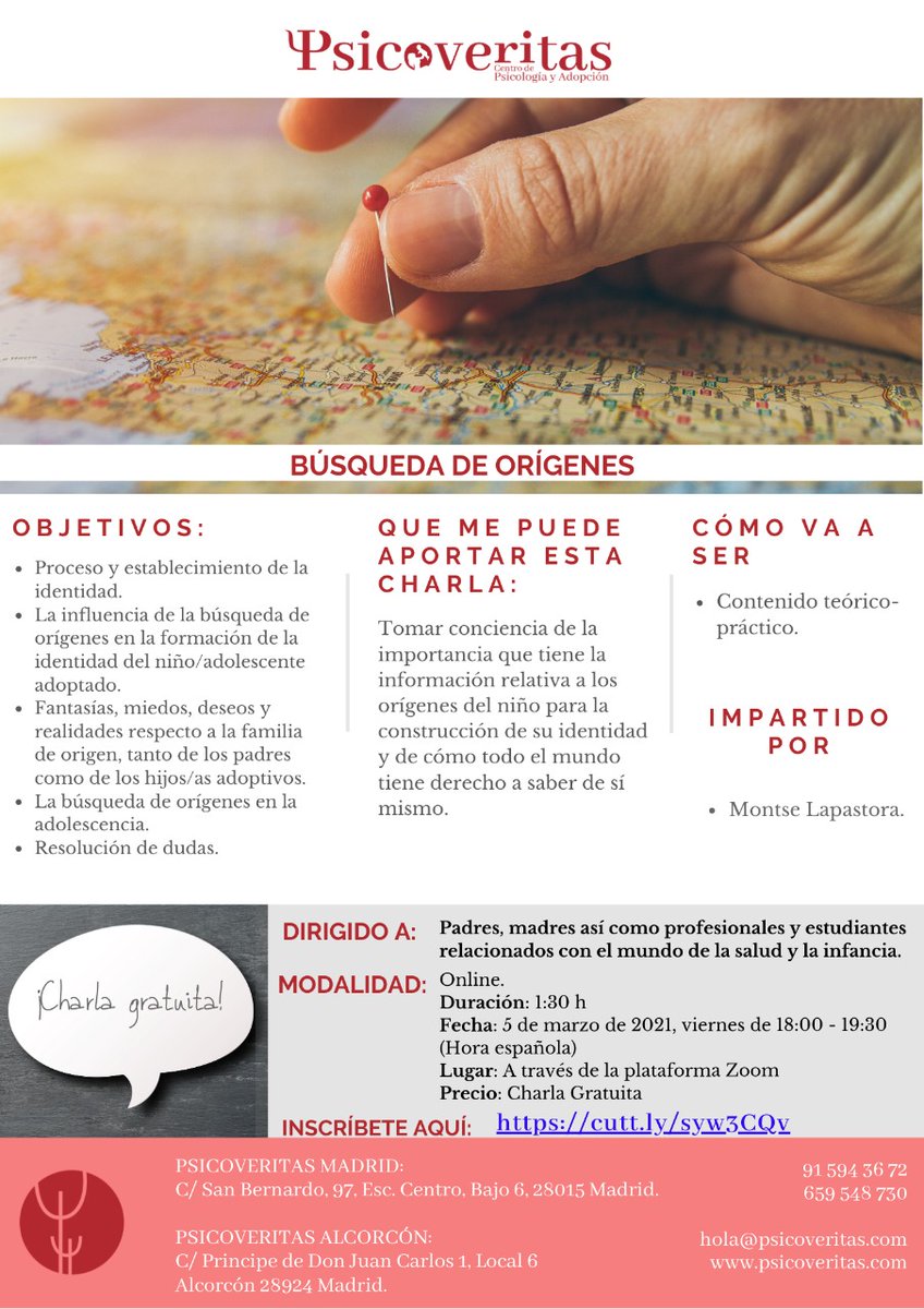 Psicoveritas. Centro de Psicología y Adopción tweet media