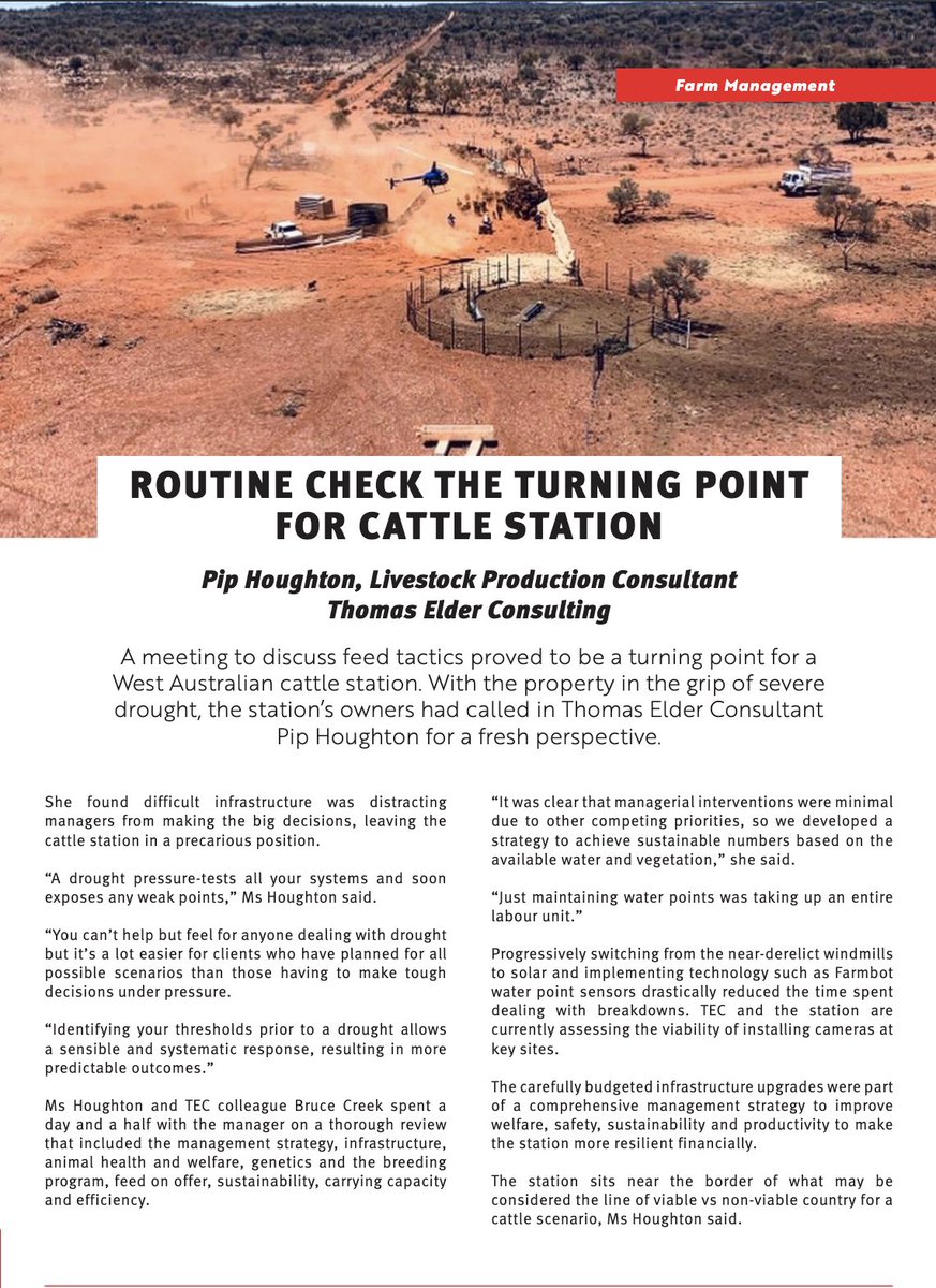 HoughtonPip's tweet photo. Routine check the turning point for cattle station. #seasonsmagazine #TEC_Aus #stationmuster https://t.co/nhUUIhClgk