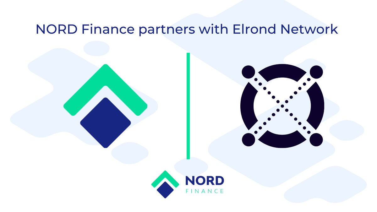 Nord_Finance's tweet photo. 🌟 $Nord Enters Into Strategic Partnership with @ElrondNetwork to Bring Cross-chain DeFi Opportunities🌟

We are pleased to announce a strategic partnership with Elrond, a leading public blockchain to introduce cross-chain DeFi Opportunities. 

Read More: https://t.co/G2aw2isSFg https://t.co/h3z6KwX8Zz
