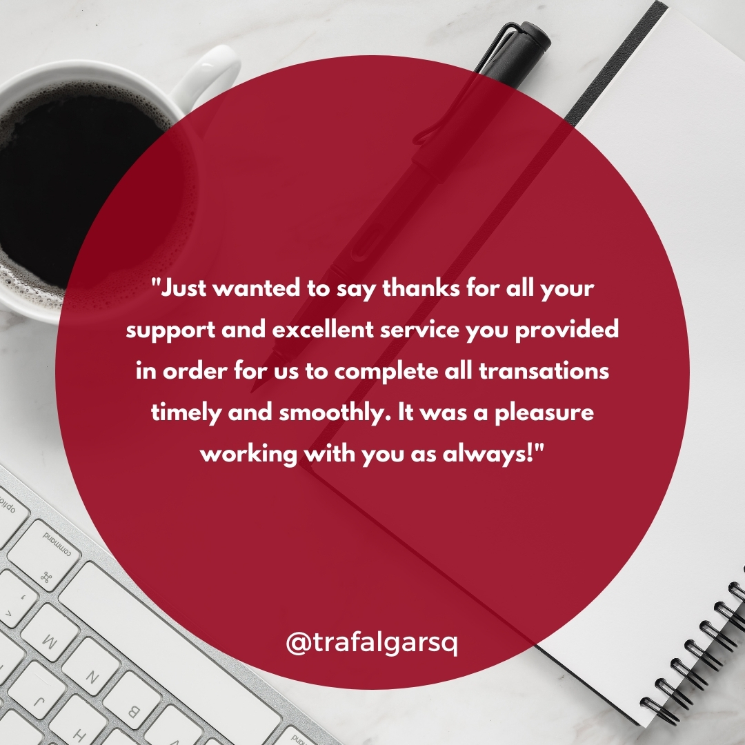trafalgarsq's tweet photo. 🔑 EXCELLENT SERVICE 🔑

Thank you to Trafalgar client Mike for sending us this lovely feedback on completion of his latest two remortgages with us. It is always a pleasure to work with you too! Congratulations once again, we look forward to seeing what you do next! 💥 https://t.co/89BznSxgsg