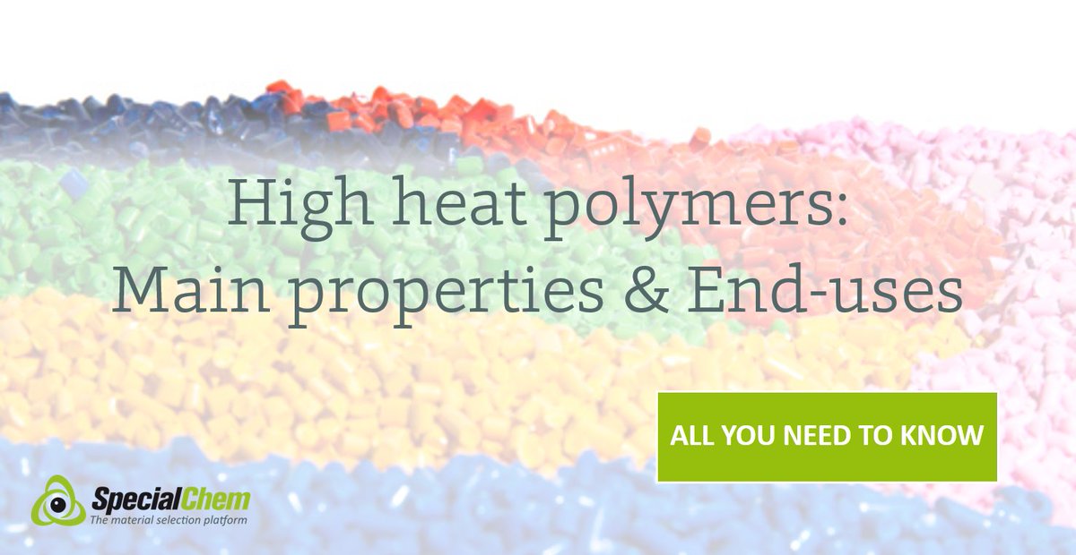 What makes high-heat #polymers an ideal choice in high-end #engineering applications? Let’s explore a unique combination of properties provided by these polymers in detail. bit.ly/3e5TJ3H