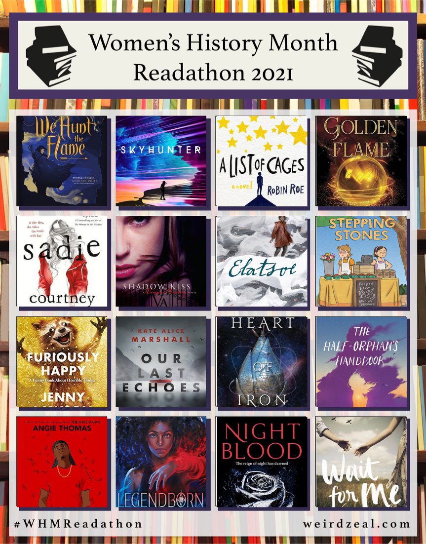 bookcheshirecat's tweet photo. Really excited to participate in the #WHMReadathon again this year!! π₯° I choose some potential books for each prompt, but won't be following a strict TBR π https://t.co/CZktbUdHtL