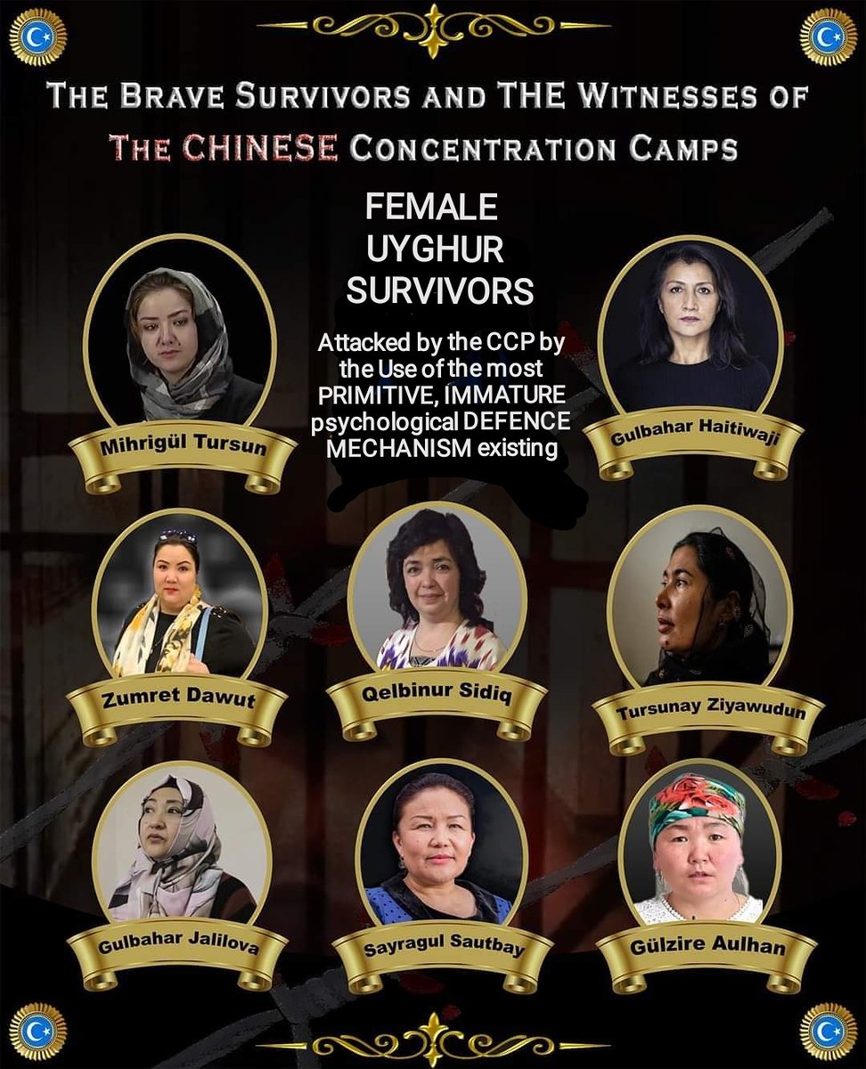 AlarmChina's tweet photo. ⚠️ Again perpetrator #CCP practises #RoleReversal & #BlamingTheVictims of its horrible #atrocities...uses most #PrimitiveAndImmature #DefenceMechanism of #ProjectiveIdentification to defend&attack #FemaleSurvivors of the #camps...
@Dolkun_Isa
@adrianzenz
https://t.co/XoIzIU7XZK https://t.co/kJYilcLL8r