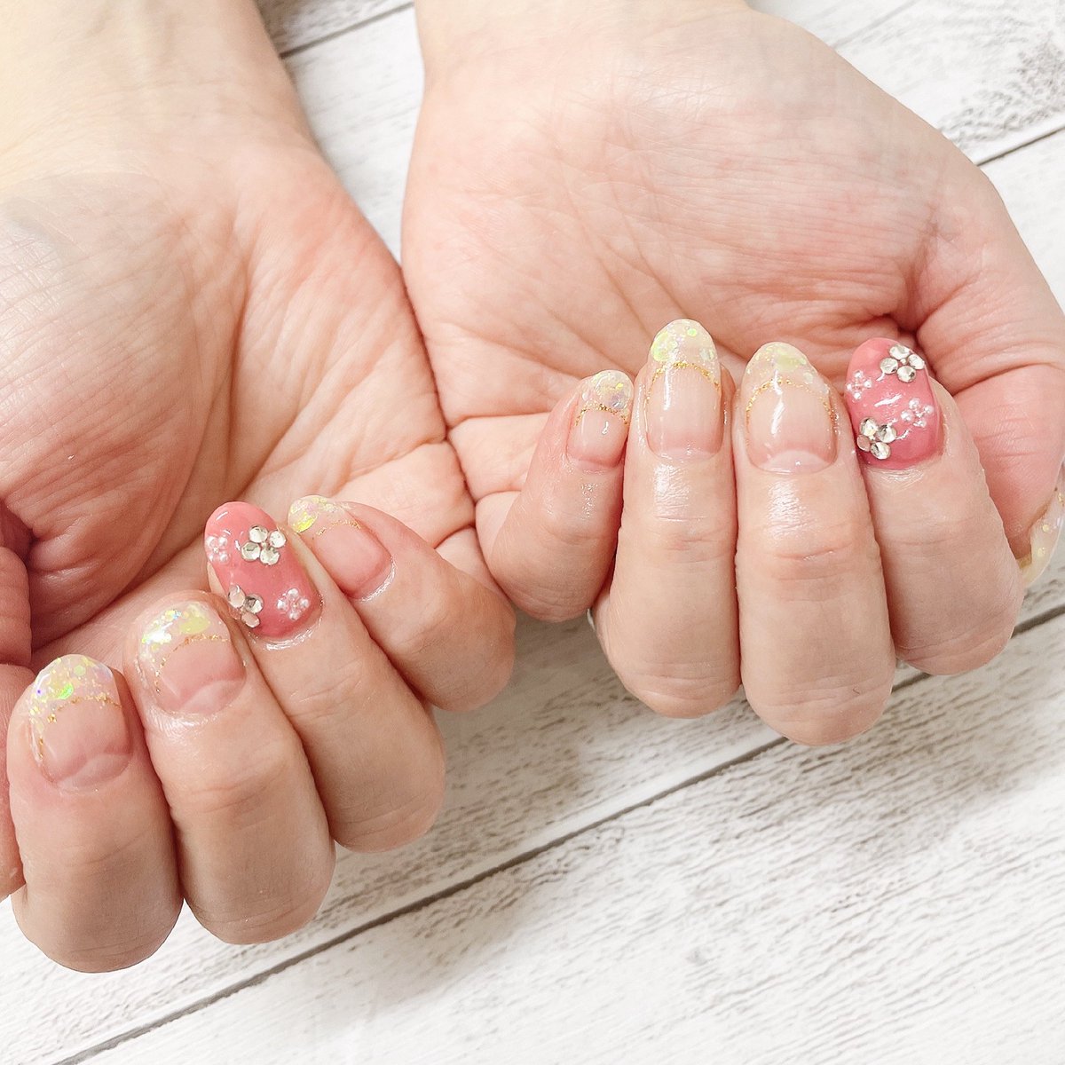 Nailsalon Coeur クール 春ネイル 春ネイル 横浜市ネイルサロン 鶴ヶ峰 スーパー三和