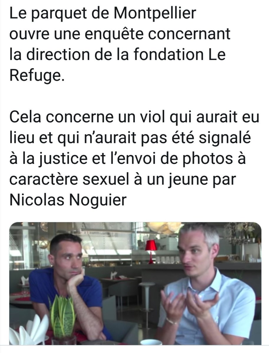 FanQAF's tweet image. #TotalSoutienANicolasNoguier
Plus personne ne pourra dire qu'il ne savait pas pour @NicolasNoguier et @_FredericGal
c'est trop grave !