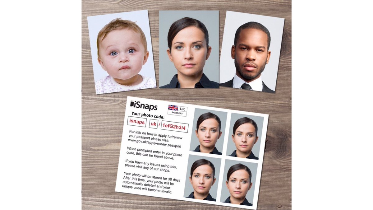 We’re back for click and collect, and so is our Covid-secure solution for taking passport and visa photos 🎉

Call us on 01296 330003 or email aylesbury@snappysnaps.co.uk for more information 📸

Our click and collect hours are Tuesday-Saturday, 11am-3pm.