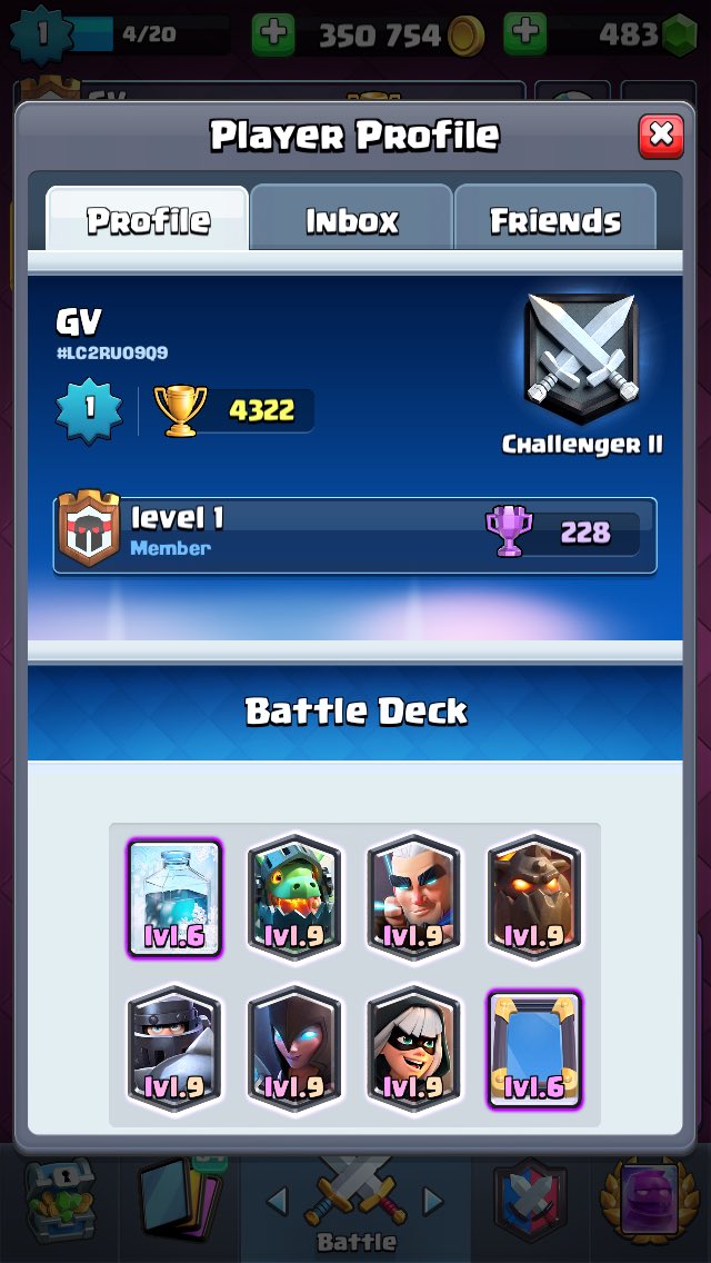 jbpriede's tweet photo. @MagJayNine I’m calling BS. If the matchmaking was rigged, my level 1 account would not reach 4k trophies. https://t.co/HRwgT2sZkZ