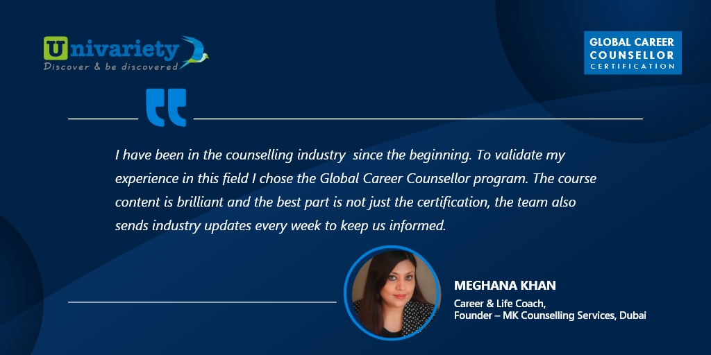 Words like these mean the world to us! 
And, when it comes from our women brigade it’s all the more satisfying. Three cheers to all the women counsellors who followed their passion for guiding students.
#testimonials #counsellingonline #counsellors #studentcounsellor