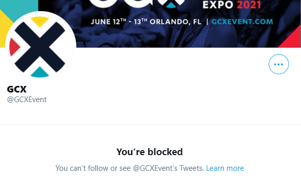 DestinyRNG's tweet photo. Following up on #Gothalion recommendation to ask @GCXEvent head of security for information of the "Stolen" badge incident that #SayNoToRage was falsely accused of.

I find myself "Pre-Blocked" by the events Twitter.

But.. it gets even more interesting..

https://t.co/hds9rEtDeA https://t.co/jFWYmY2jhp