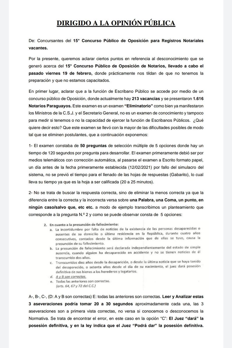 km_apodaca's tweet photo. Dirigido a la Opinión Pública
@casanaslevi  @EdgarAcostaDip @belenmart29 @Santula @juanma_dom @PoderJudicialPY https://t.co/BmhxMmk2N1