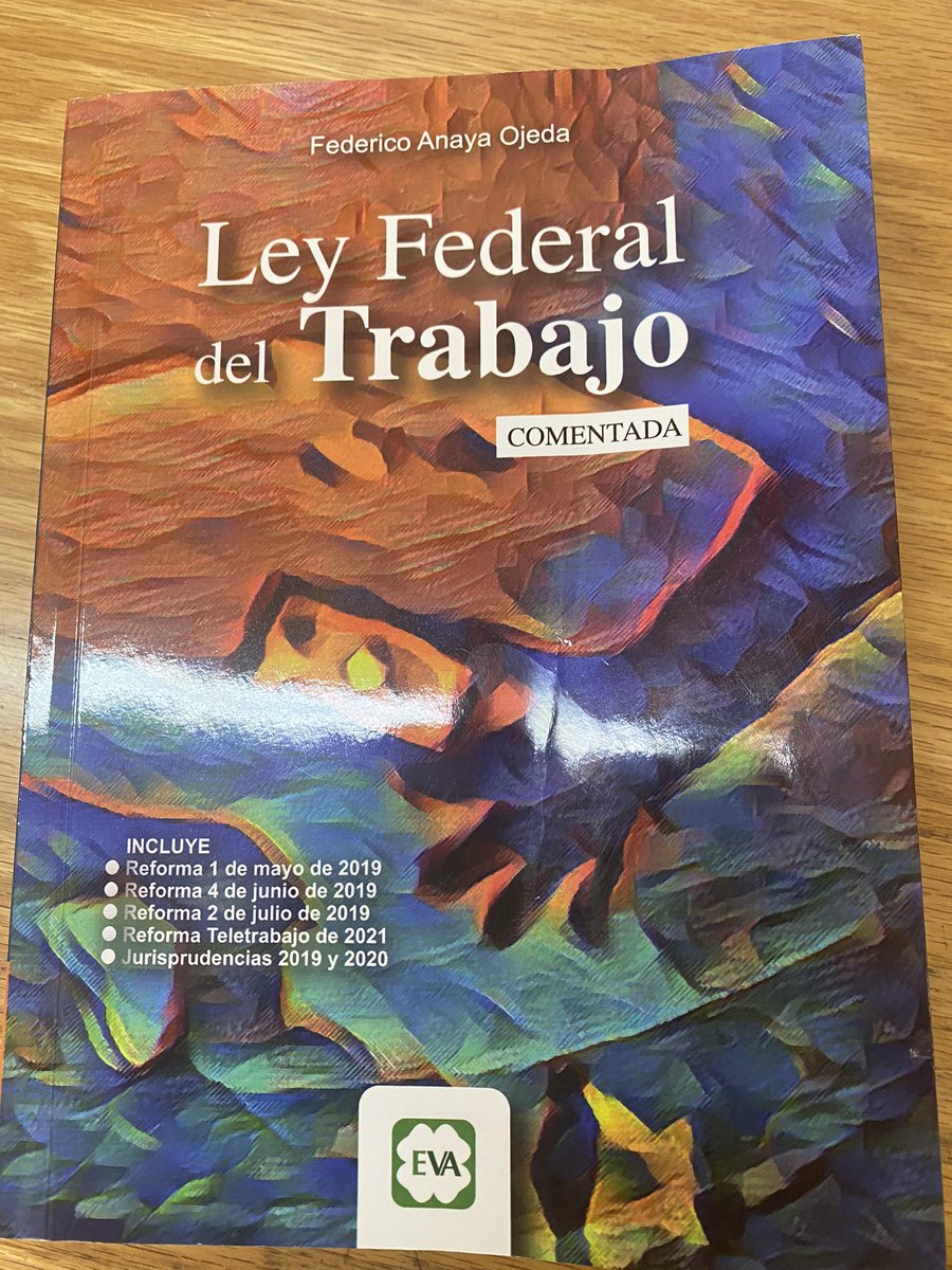 Rogelia_Gomez's tweet photo. 📍 LEY FEDERAL DEL TRABAJO

Extraordinaria aportación de mi querido maestro el Doctor @FedericoAnaya69 es una LFT comentada, práctica, ilustrada, con cuadros comparativos de lo que establecía antes de la reforma de 2019. Me encanta su contenido y la forma de exponerlo. 🙌🏻🙌🏻👇🏻👇🏻 https://t.co/7kTTubCsfy