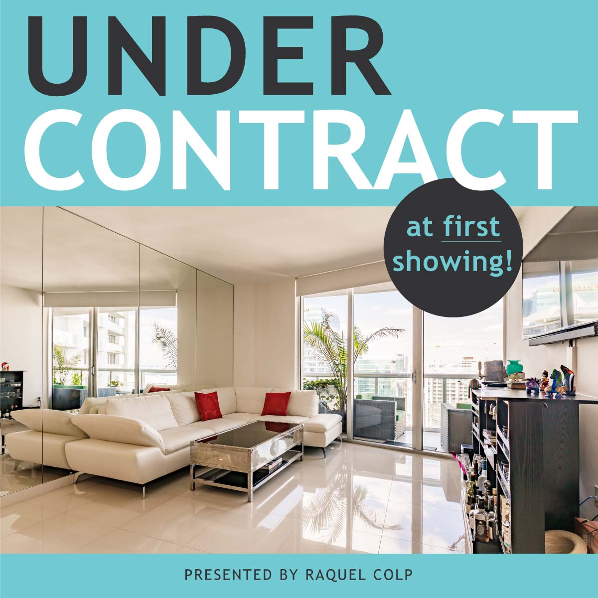 RaquelColp's tweet image. Under Contract at first showing! 😎 in Icon Brickell - mailchi.mp/axispremierere…