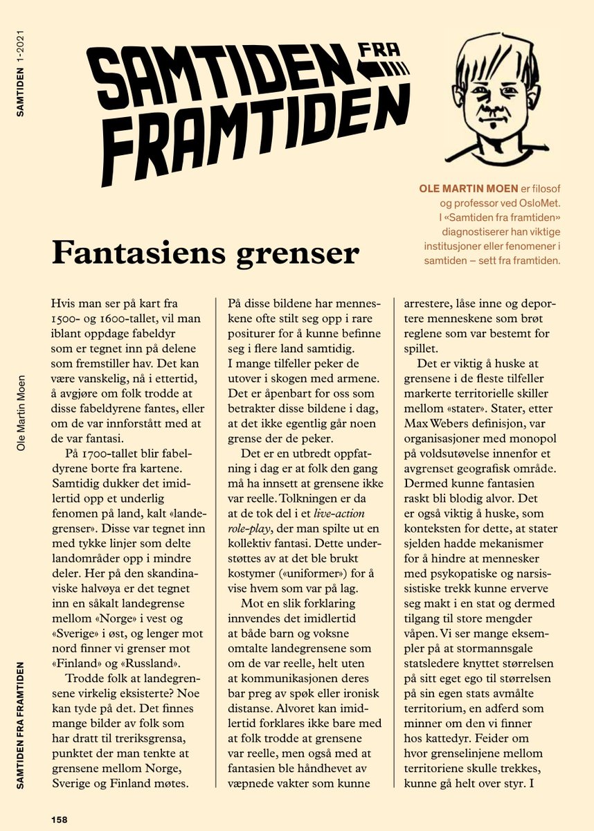 oleMMoen's tweet photo. Har du noen gang lest en tekst som kombinerer fabeldyr, Harald Hårfagre, Altinn og Trygve Slagsvold Vedum? Nå har du muligheten. https://t.co/zz7qboYPba